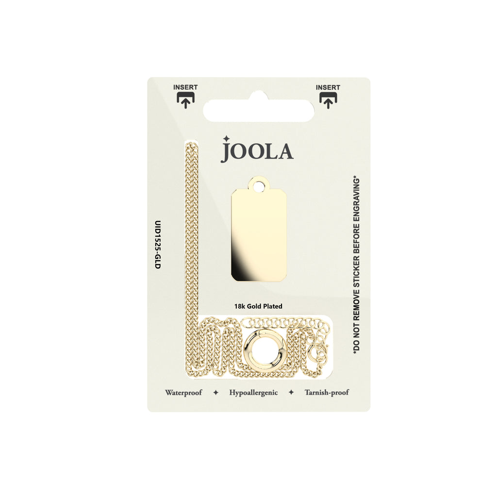 Rectangle - Gold (10pcs)
