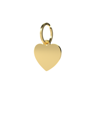 Heart - Gold (10pcs) H24-GLD