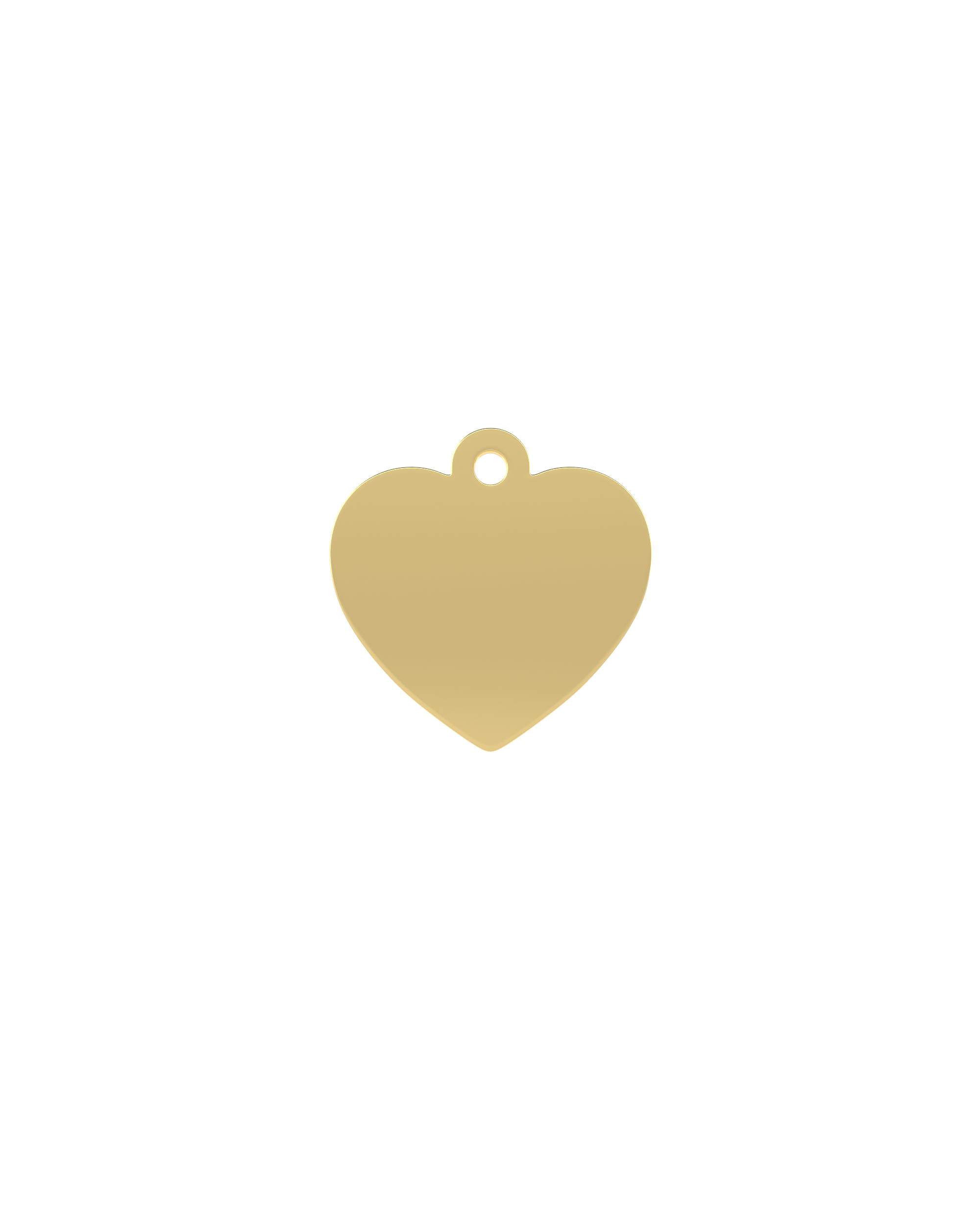 Heart - Gold (10pcs) H24-GLD