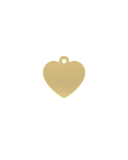 Heart - Gold (10pcs) H24-GLD