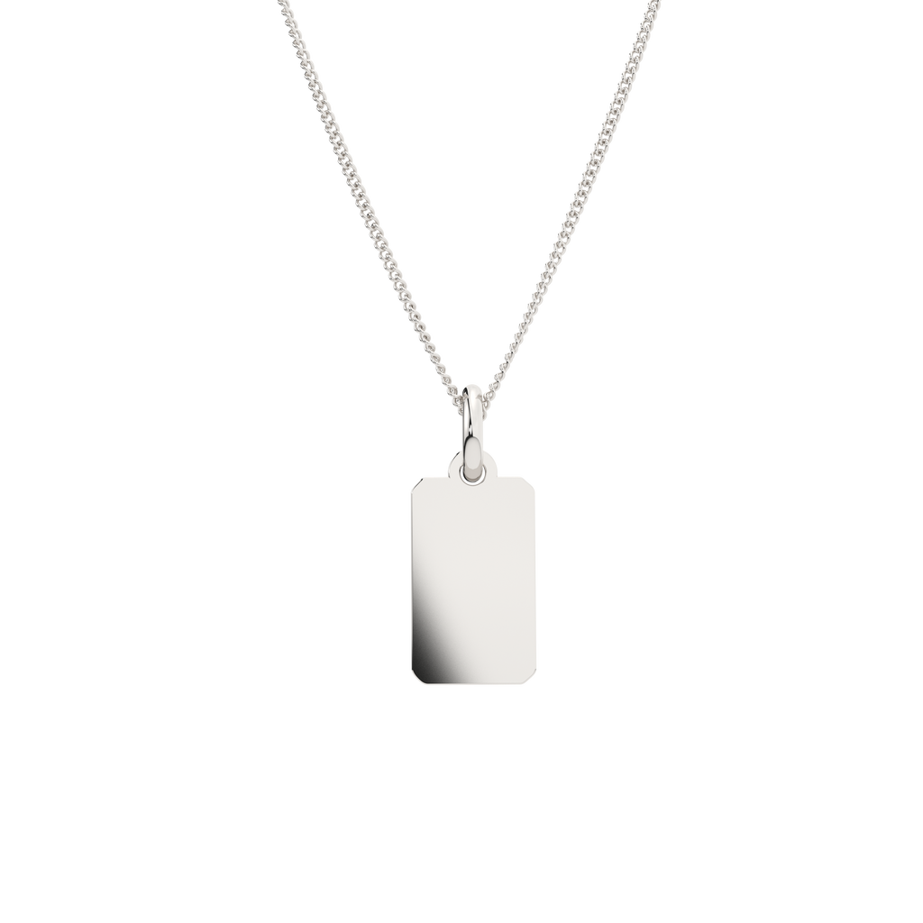 Rectangle - Silver (10pcs)