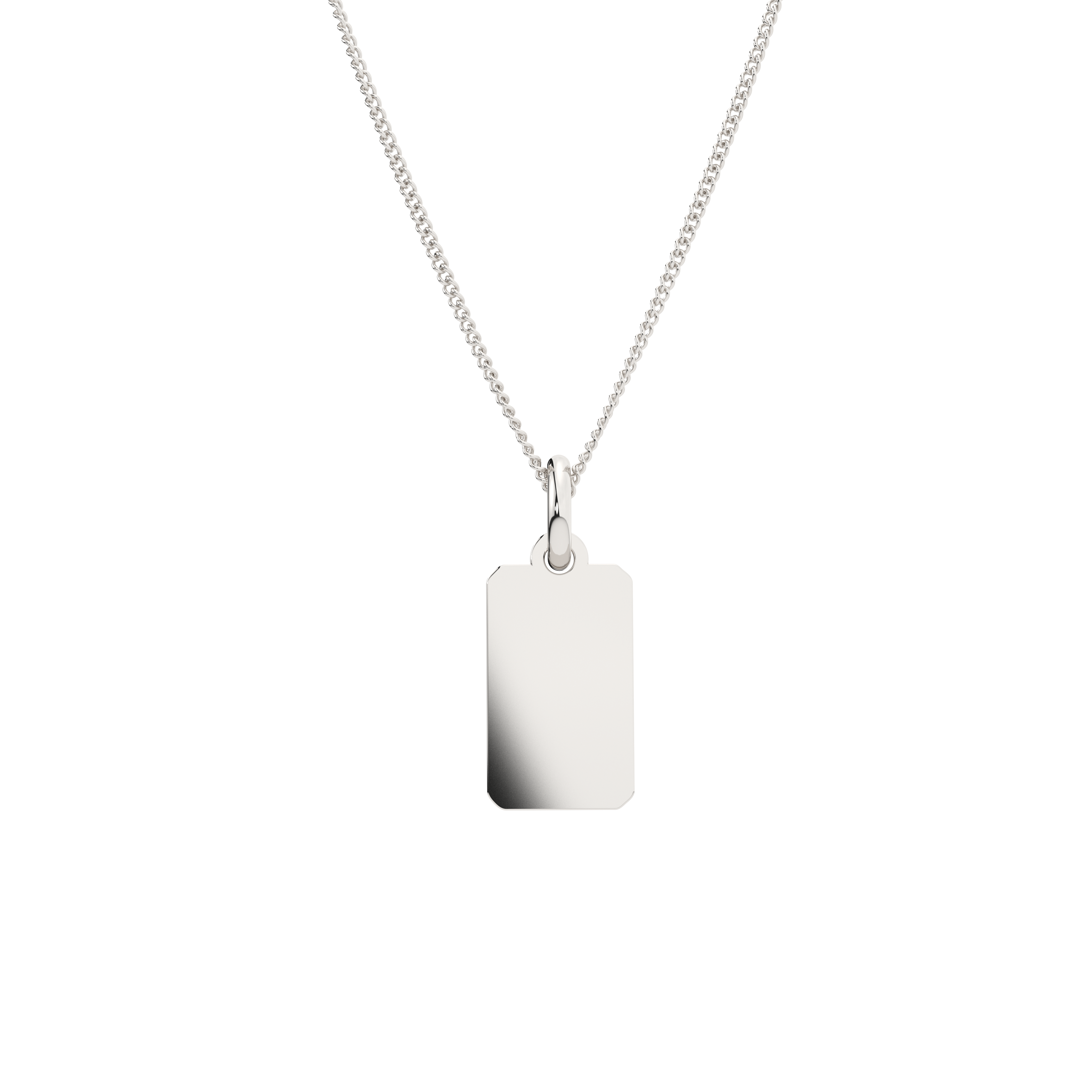 Rectangle - Silver (10pcs)