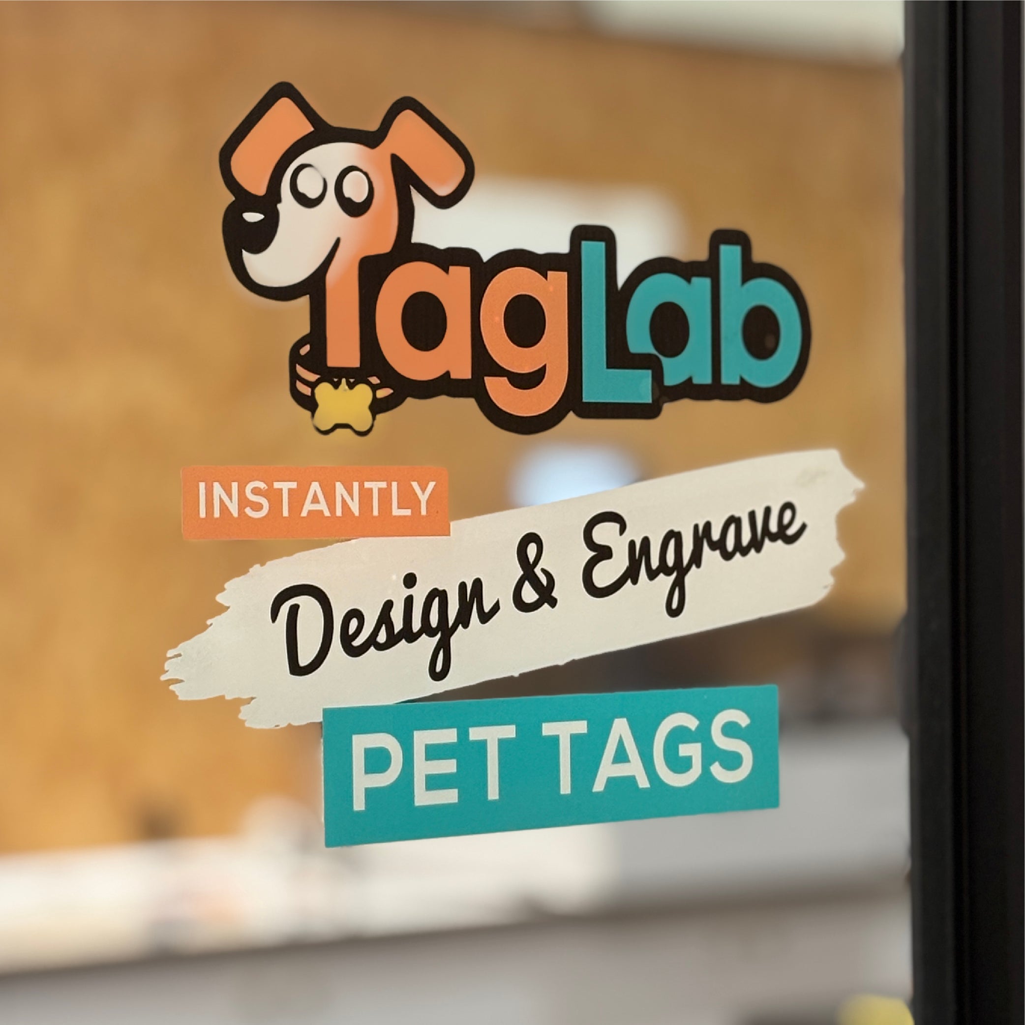 TagLab Window Cling Main image