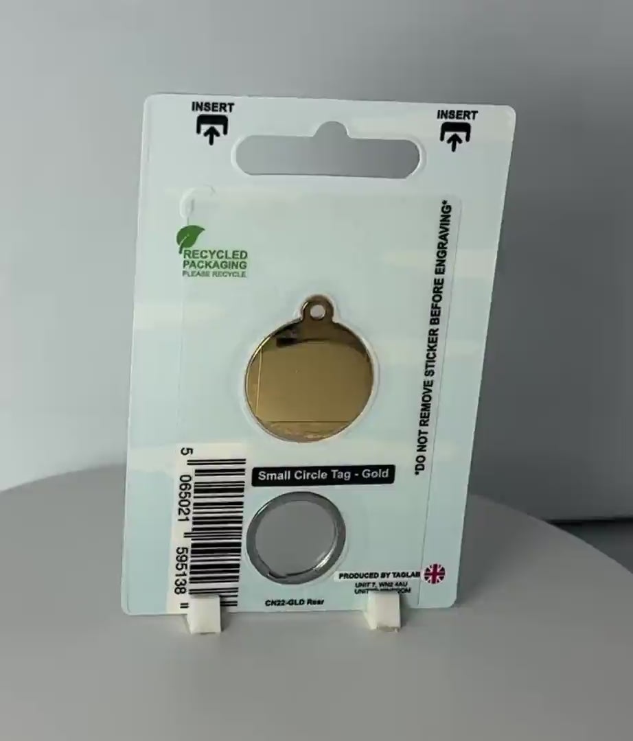 Small Circle - Gold (10pcs) C22-GLD