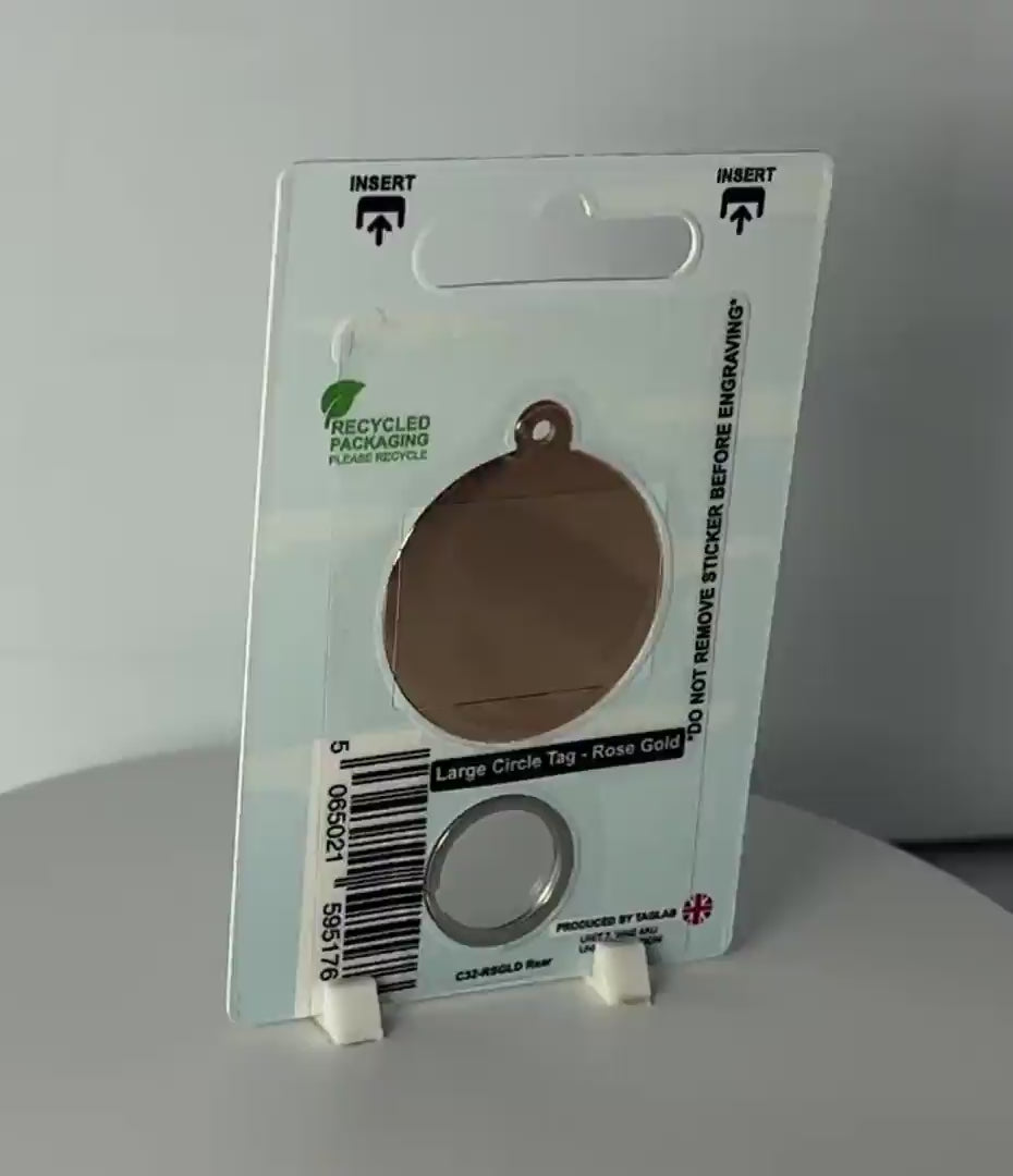 Large Circle - Rose Gold (10pcs) C32-RSGLD