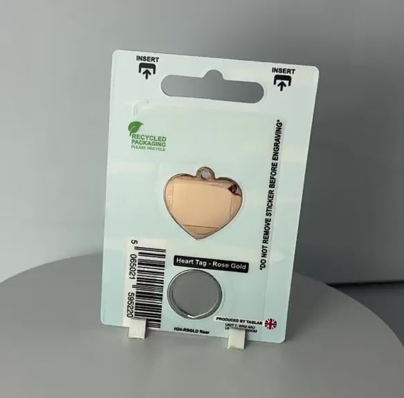 Heart - Rose Gold (10pcs) H24-RSGLD
