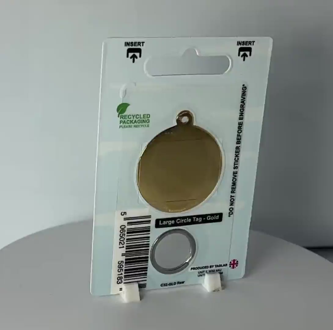 Large Circle - Gold (10pcs) C32-GLD