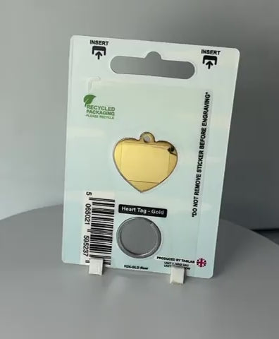 Heart - Gold (10pcs) H24-GLD