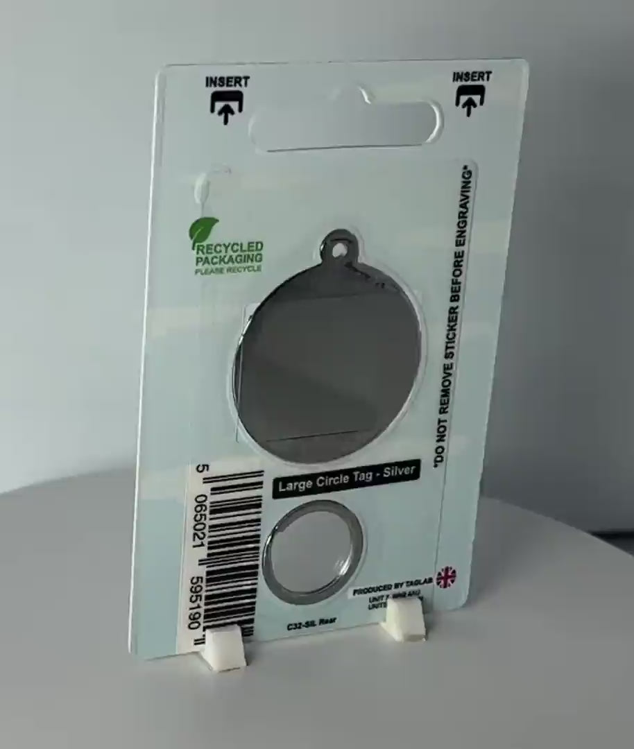 Large Circle - Silver (10pcs) C32-SIL