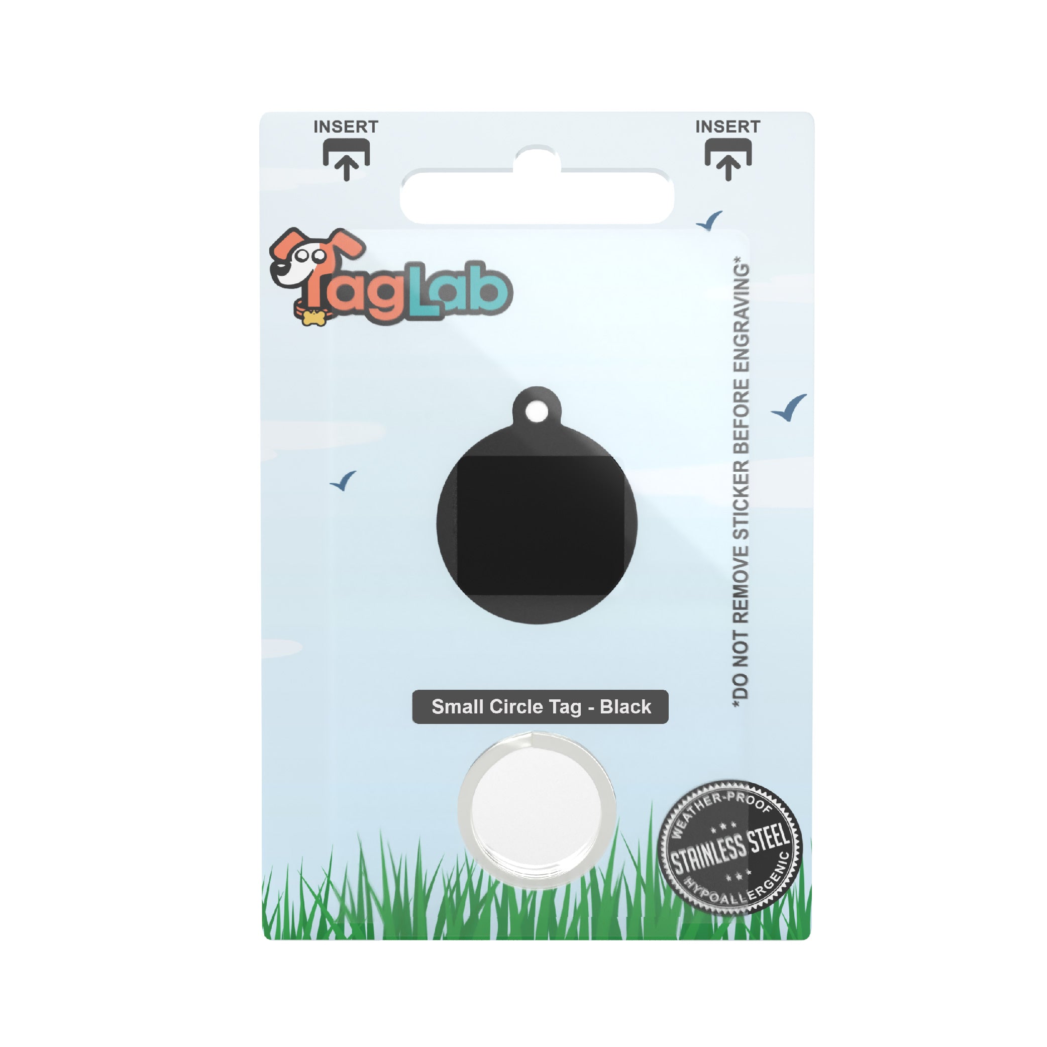 Small Circle - Black (10pcs) C22-BK Main image