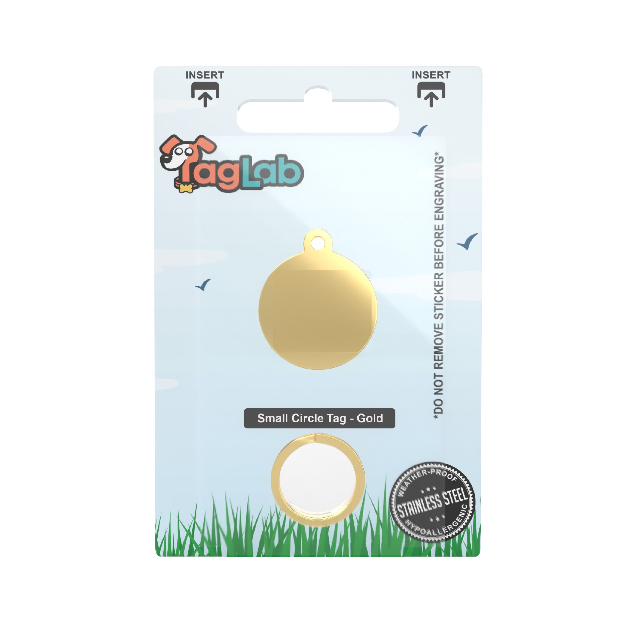 Small Circle - Gold (10pcs) C22-GLD Main image