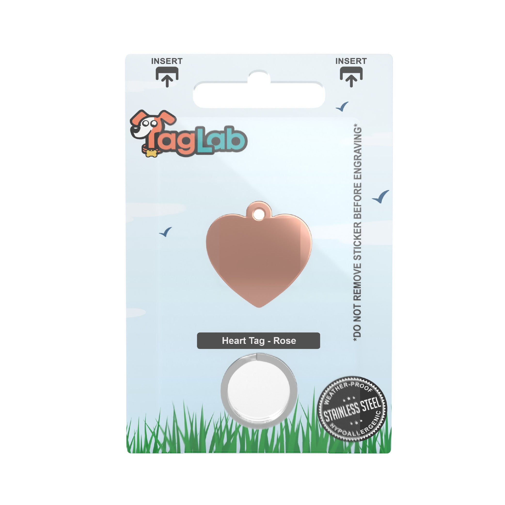 Heart - Rose Gold (10pcs) H24-RSGLD